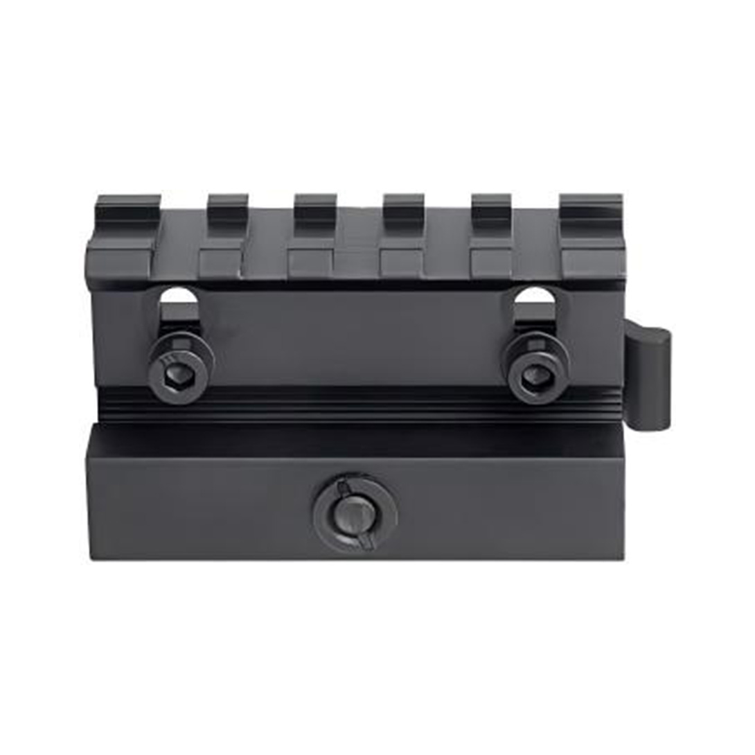 Adjustable Height Picatinny Riser Mount with Quick Release | 2.5 inch