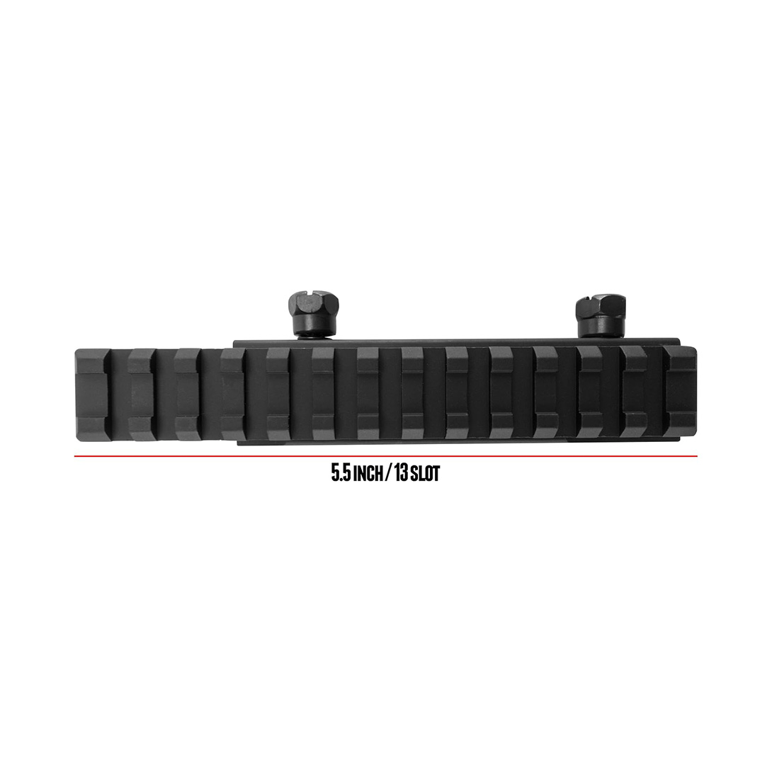 Lightweight Riser Mount | High Profile | 5.5 inch L / 13 Slot