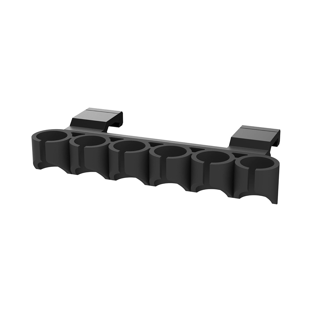 Side Saddle 12 Gauge Shotgun Shell Holder | Compatible with Picatinny Mounting Platforms, 12-Gauge Shotgun Shell Carrier for Shotguns with Picatinny Rail