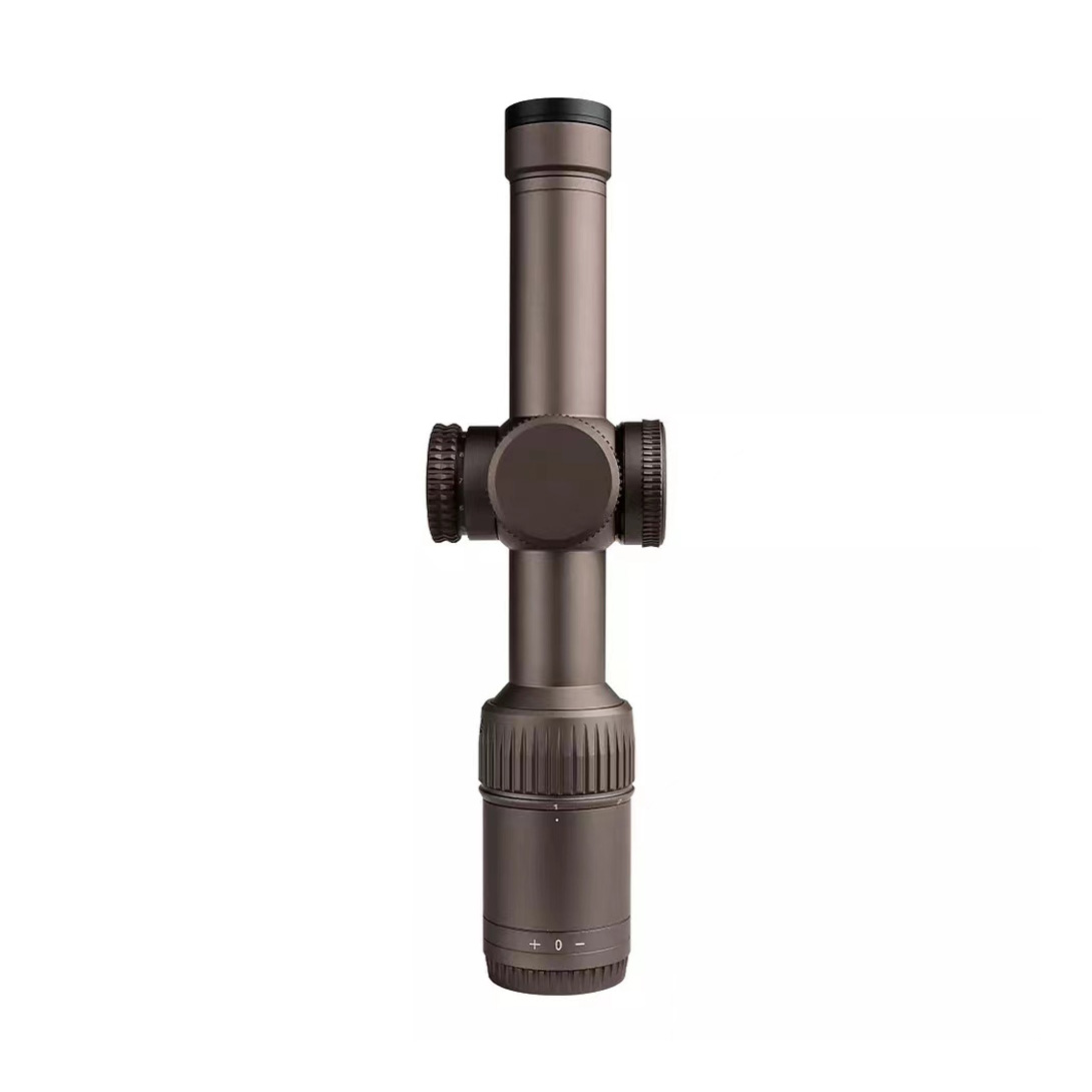 EagleFeather LPVO Rifle Scope with 30mm Cantilever Mount, 5 Levels Red & Green Illumination Reticle, Second Focal Plane Scopes with Zero Reset