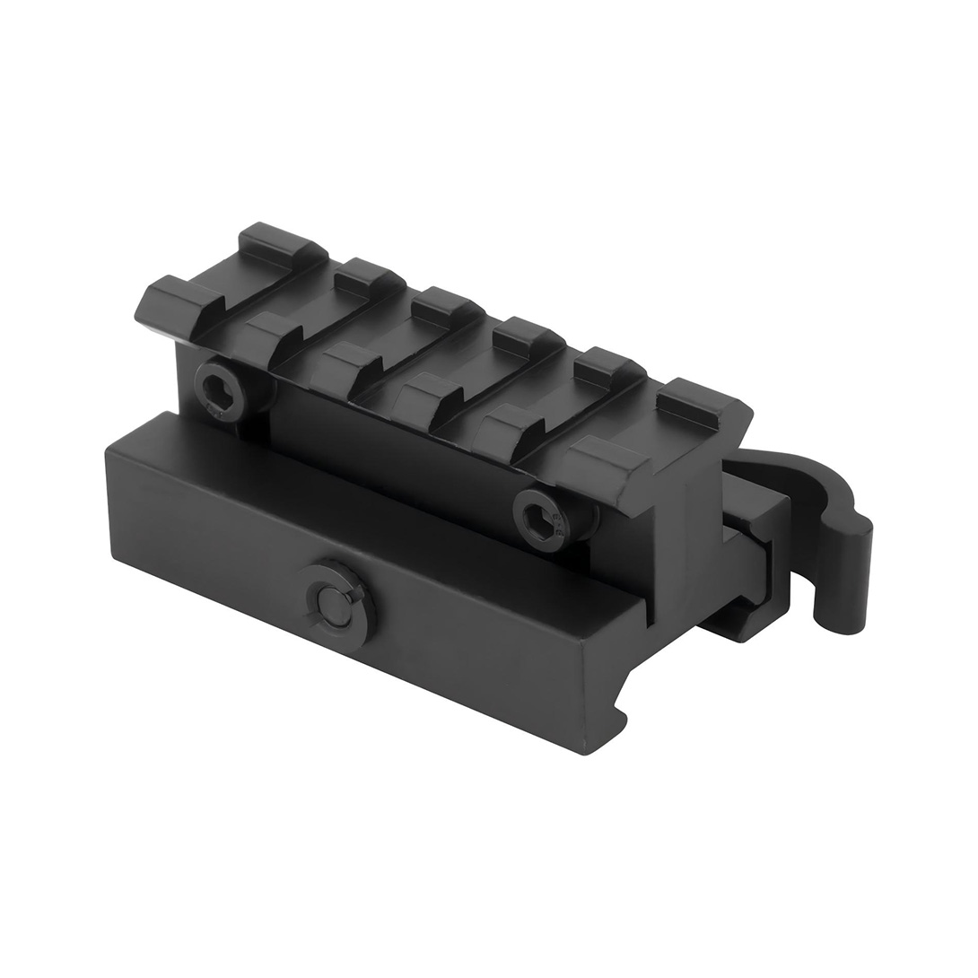 Adjustable Height Picatinny Riser Mount with Quick Release | 2.5 inch