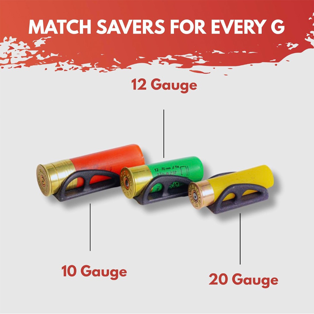 Shotgun 12Ga Single Extra Shell Holder, Caddy, Extra Round, Stage Saver, Ammo Shell holde, Shotgun Accessories with 3M Tape