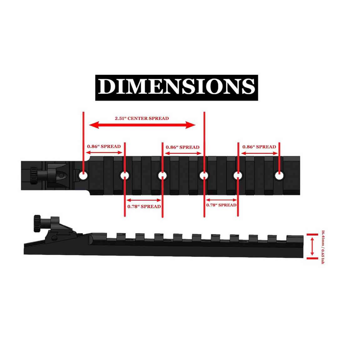 Peep Sight for CVA Optima, Kodiak, Wolf, and Accura Old and Newer Hole Pattern with Scope Picatinny Rail Mount Base, Aluminum Housing 6 pcs Mounting Screws