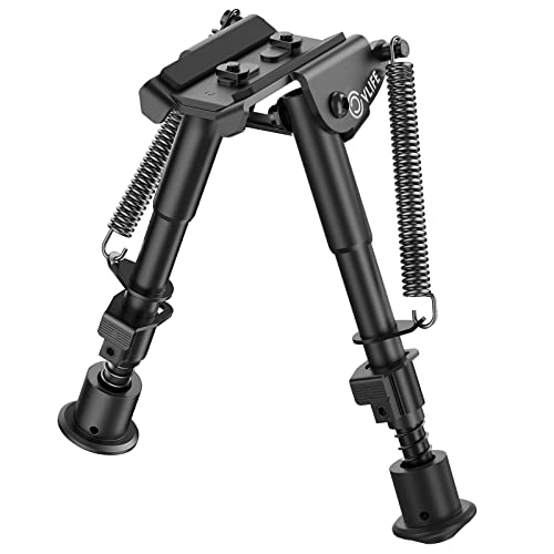 Bipods for Rifles 6-9 Inch Rifle Bipod for M-Rail | Adjustment Height Attach Directly Non-Slip Rubber Feet Bipod for Hunting and Shooting