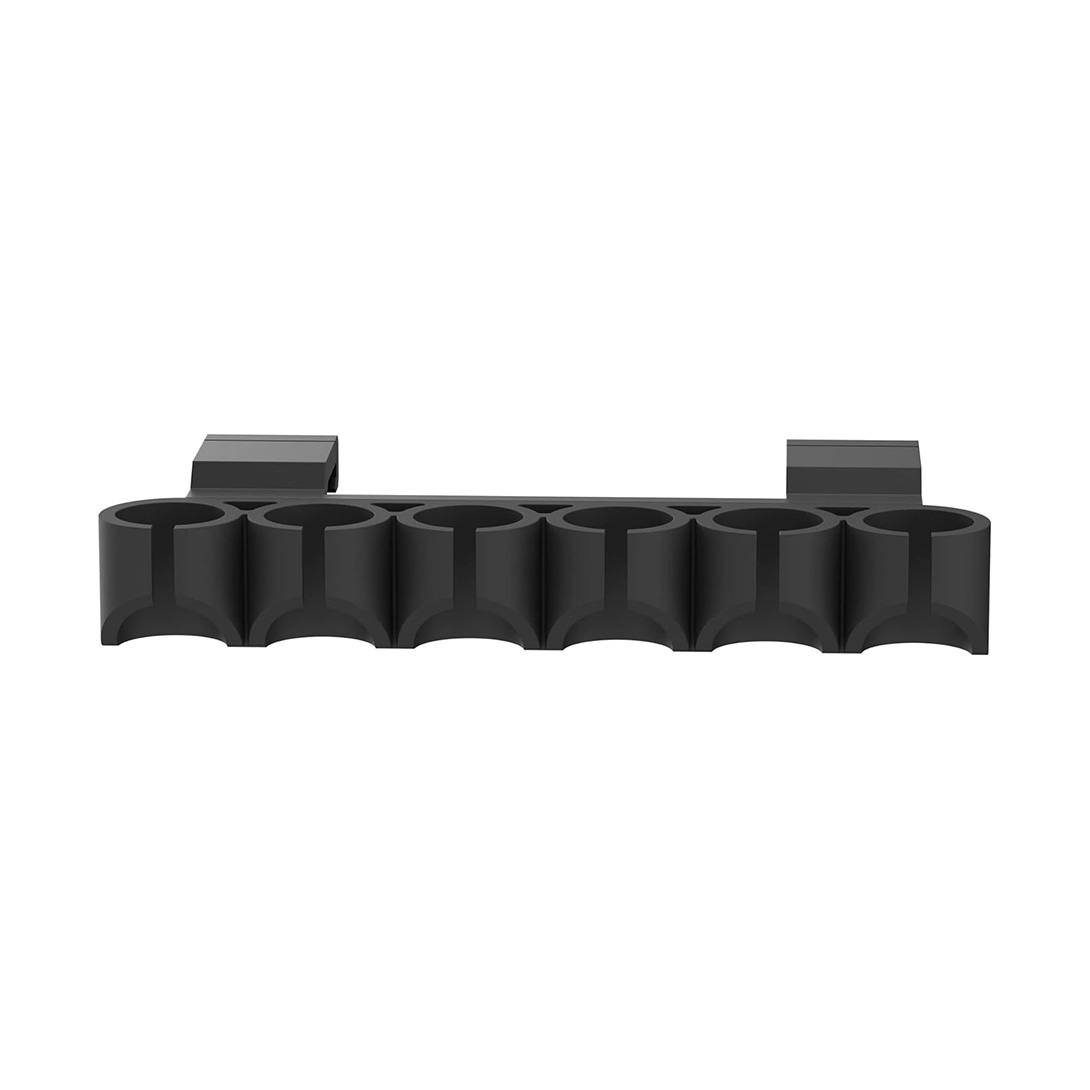Side Saddle 12 Gauge Shotgun Shell Holder | Compatible with Picatinny Mounting Platforms, 12-Gauge Shotgun Shell Carrier for Shotguns with Picatinny Rail