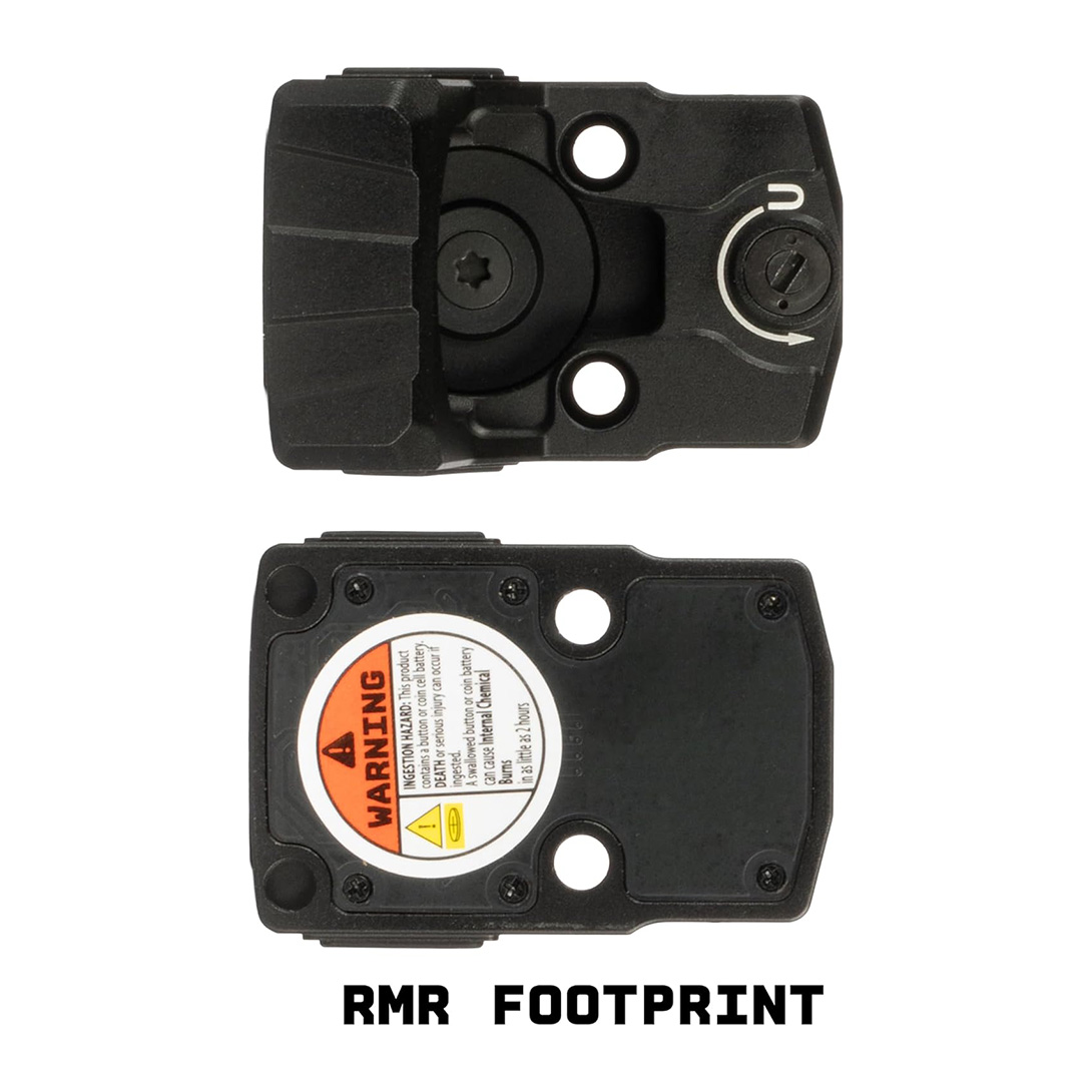 B.O.P. Pistol Red Dot | with Shake Awake, Picatinny Adapter, and RMR Screw Kit | RMR Footprint