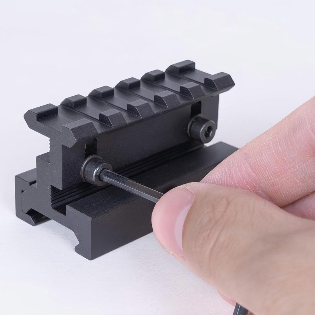 Adjustable Height Picatinny Riser Mount with Quick Release | 2.5 inch