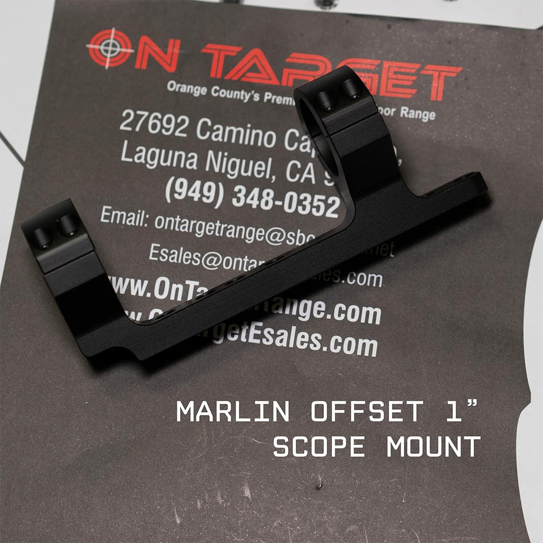 Dual Ring Scope Mount | Compatible with Marlin 336/1894/1895 Lever Action | 1 Inch Diameter