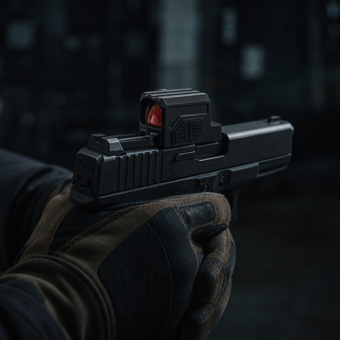 B.O.P. Enclosed Red Dot with Universal Shotgun Mount