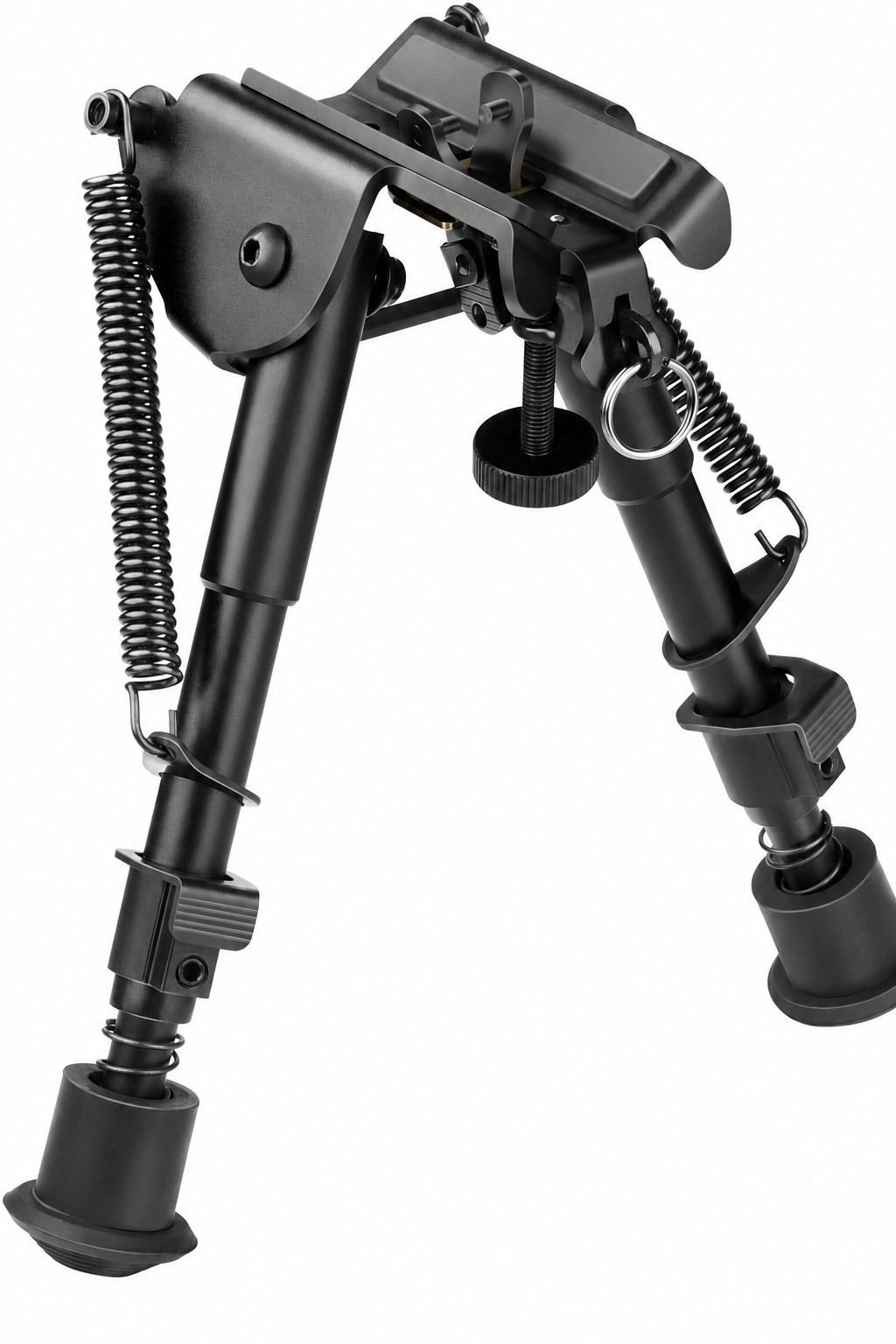 Rifle Bipod, 6-9 Inch Adjustable Super Duty Bipod | Spring Return | Sling Swivel Stud Mount | Black Anodized Aluminum