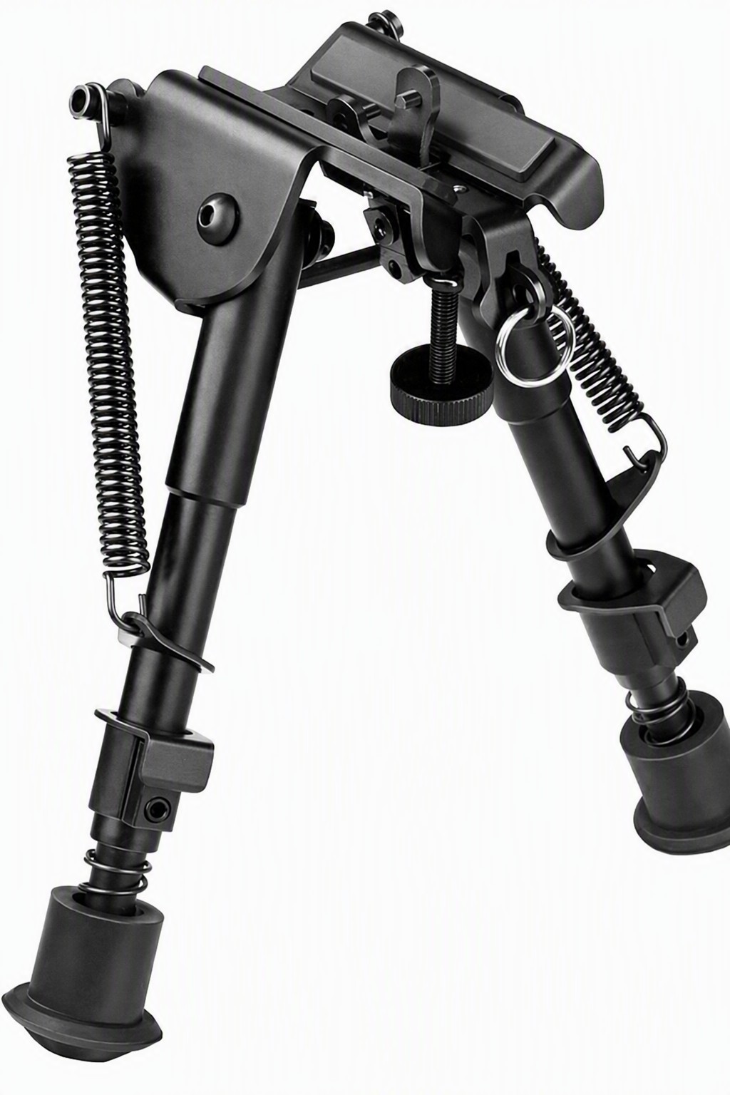 Rifle Bipod, 6-9 Inch Adjustable Super Duty Bipod | Spring Return | Sling Swivel Stud Mount | Black Anodized Aluminum