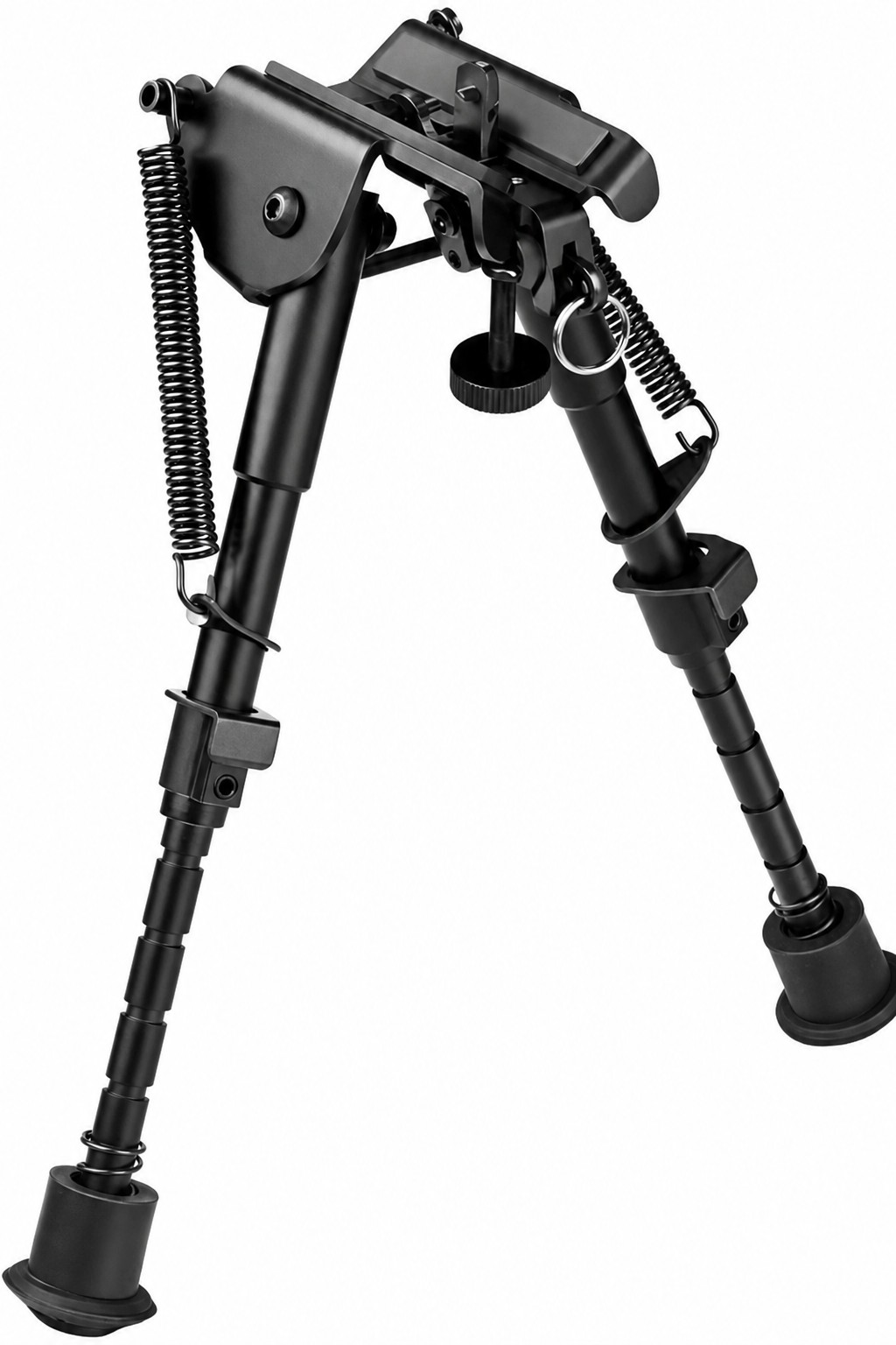 Rifle Bipod, 6-9 Inch Adjustable Super Duty Bipod | Spring Return | Sling Swivel Stud Mount | Black Anodized Aluminum