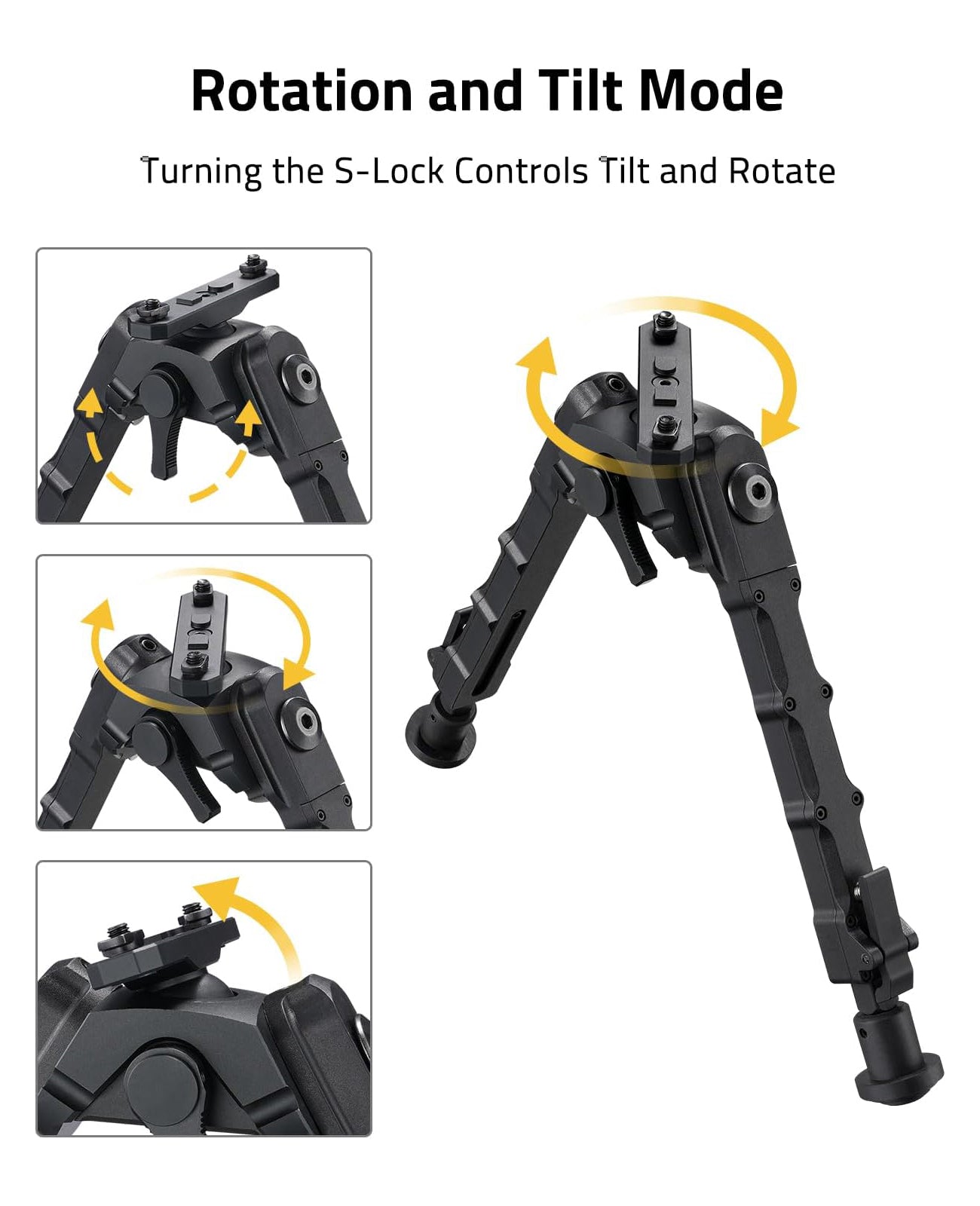 Rifle Bipod Compatible with M-LOK