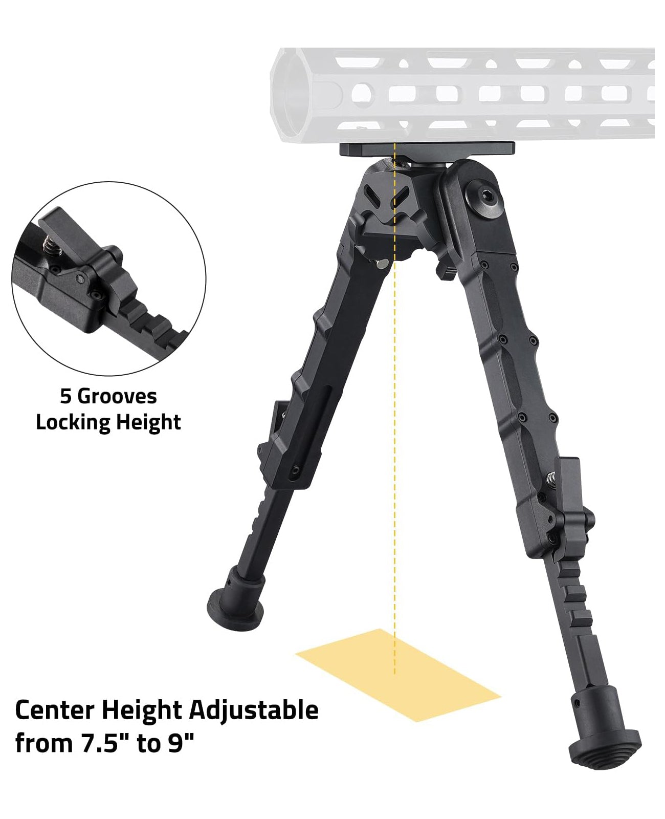 Rifle Bipod Compatible with M-LOK