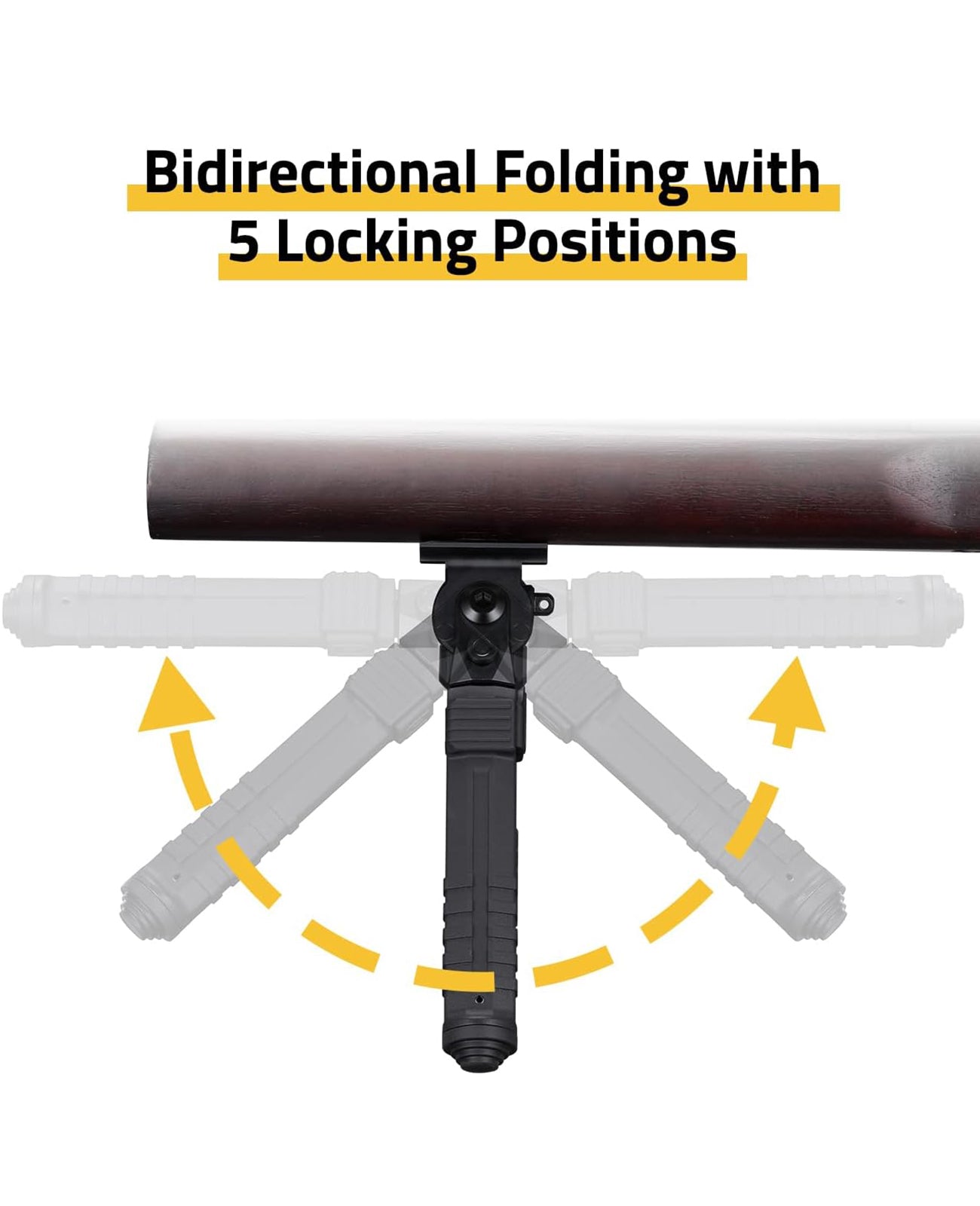Tactical Rifle Bipod 8-11 Inches for Sling Swivel Stud