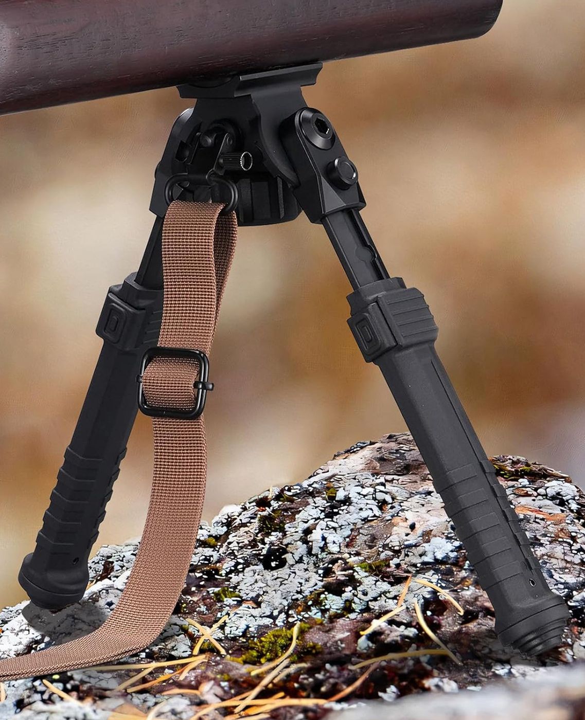 Tactical Rifle Bipod 8-11 Inches for Sling Swivel Stud