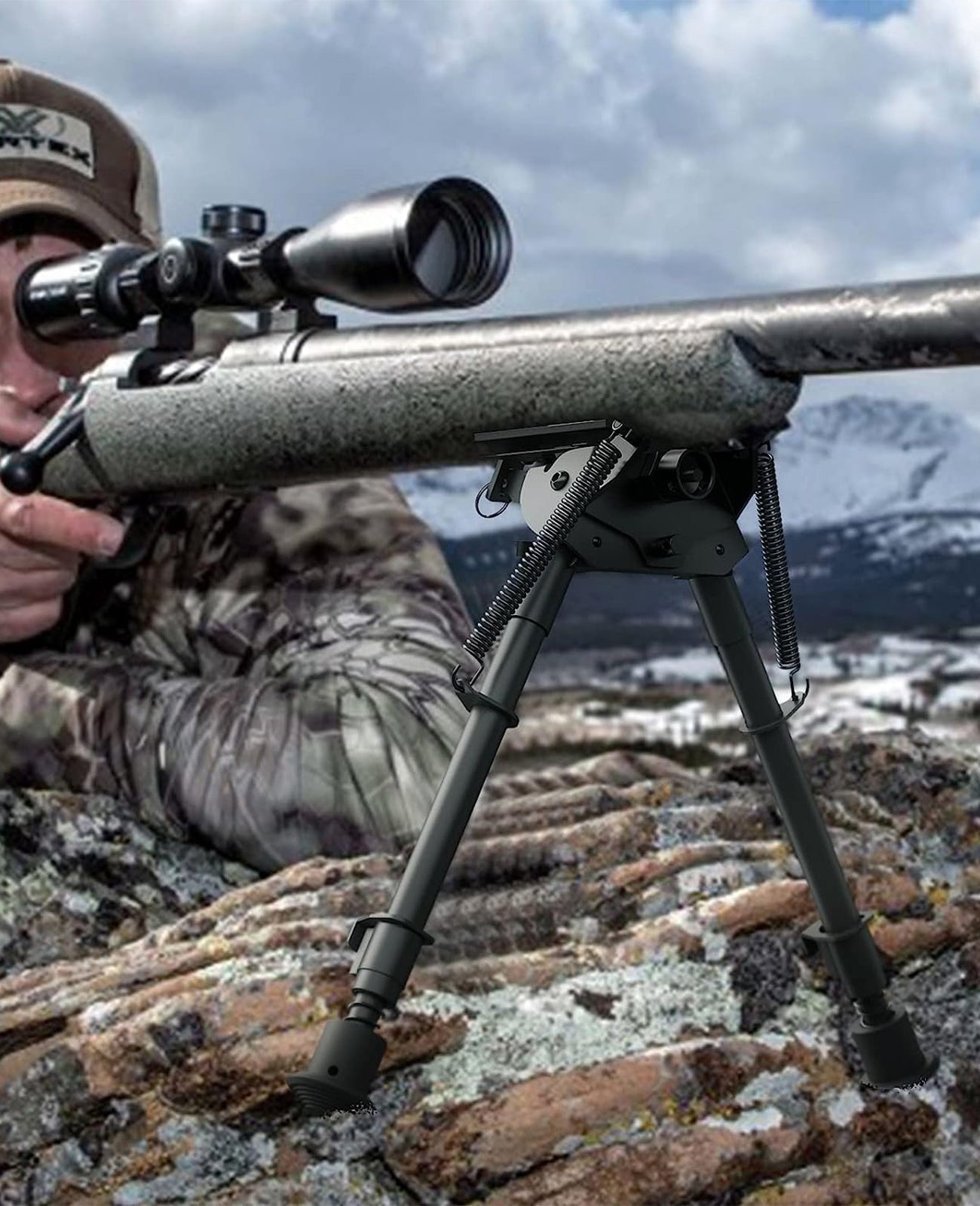 Rifle Bipod Pivot Tilt