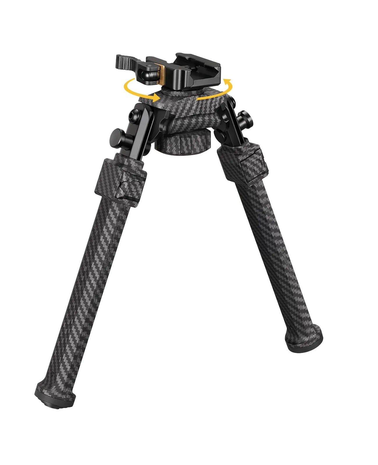 7.8-10.6 Inches 30% Carbon Fiber Rifle Bipod Picatinny Mount
