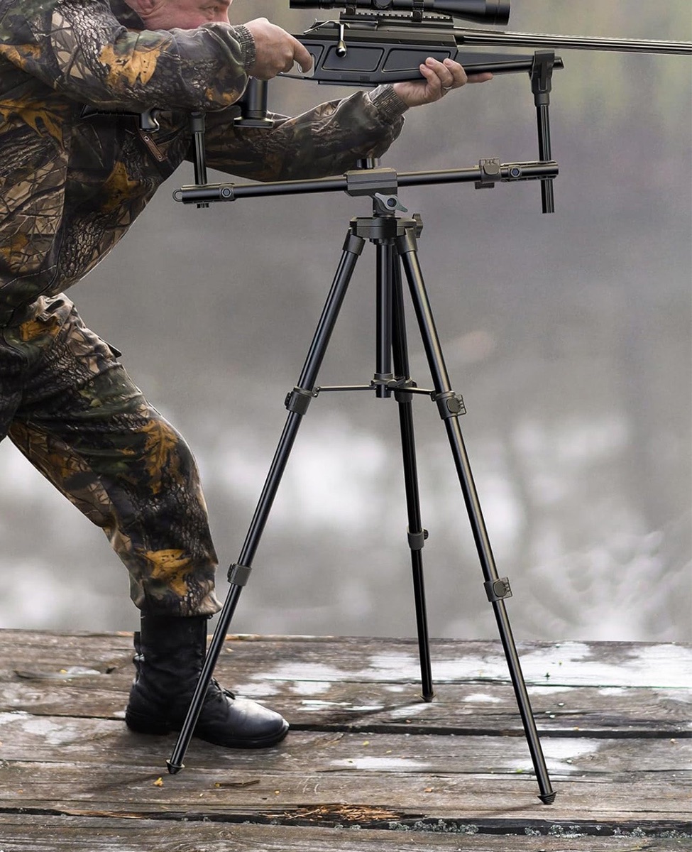 Hunting Rest Shooting Tripod with Dual Frame