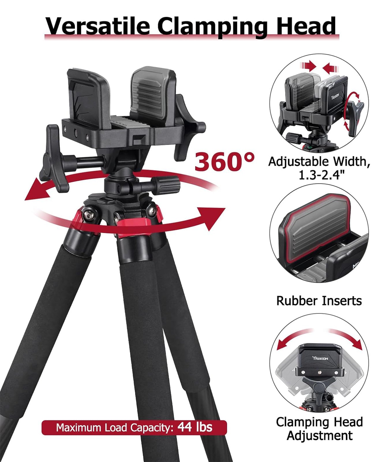 Carbon Fiber Lightweight Tripod Shooting Rest