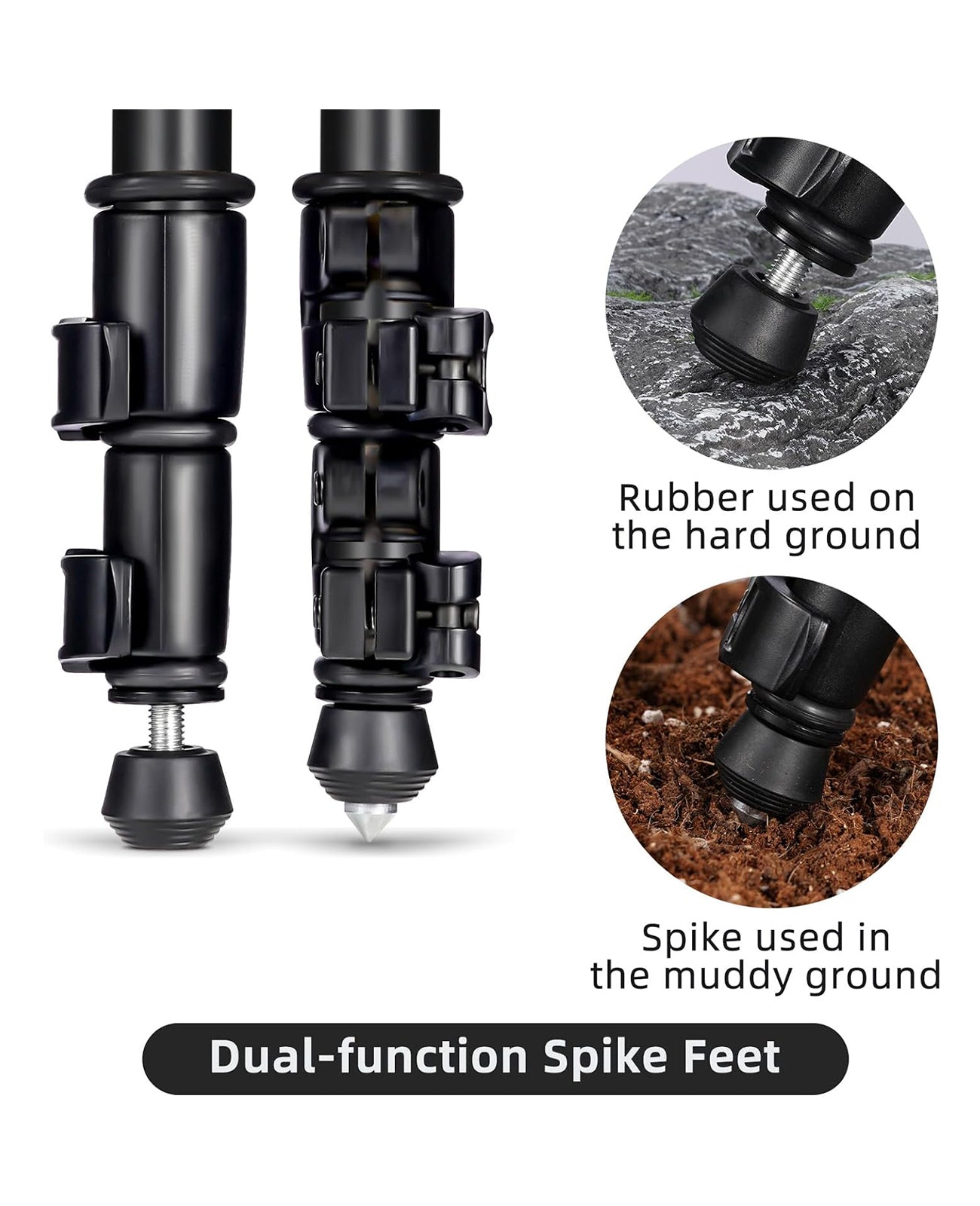Shooting Rest Hunting Bipod with Swivel V Yoke