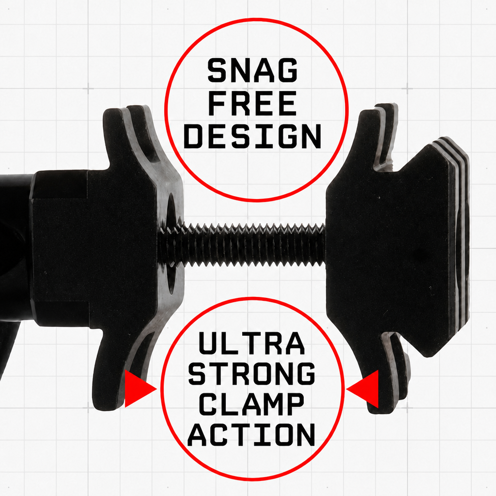 7075 Series Shotgun Barrel Clamp Accessory Mount | Compatible with 2 Point Slings | Includes QD Sling Swivel and Picatinny Segment