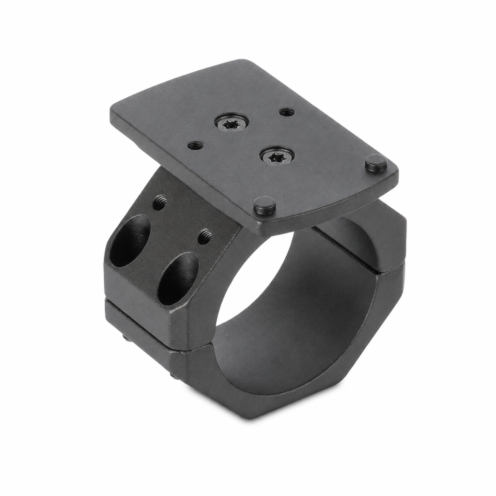 Low Profile Piggyback Red Dot Ring Mount for Rifle Scopes | 34 mm | RMR/SRO, 407C/507C, XR Footprint
