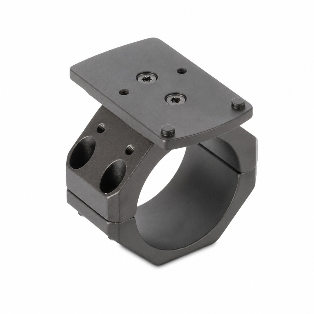 Low Profile Piggyback Red Dot Ring Mount for Rifle Scopes | 34 mm | RMR/SRO, 407C/507C, XR Footprint