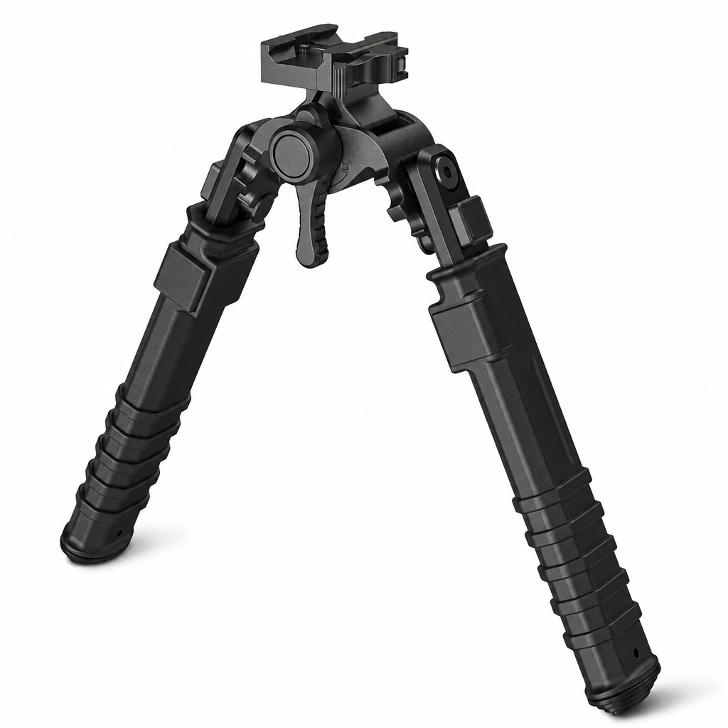 Rifle Bipod with Tiltable Head Bipods for Rifles | Quick Release Picatinny, S-Lock Tilt Head, 6 Height Settings