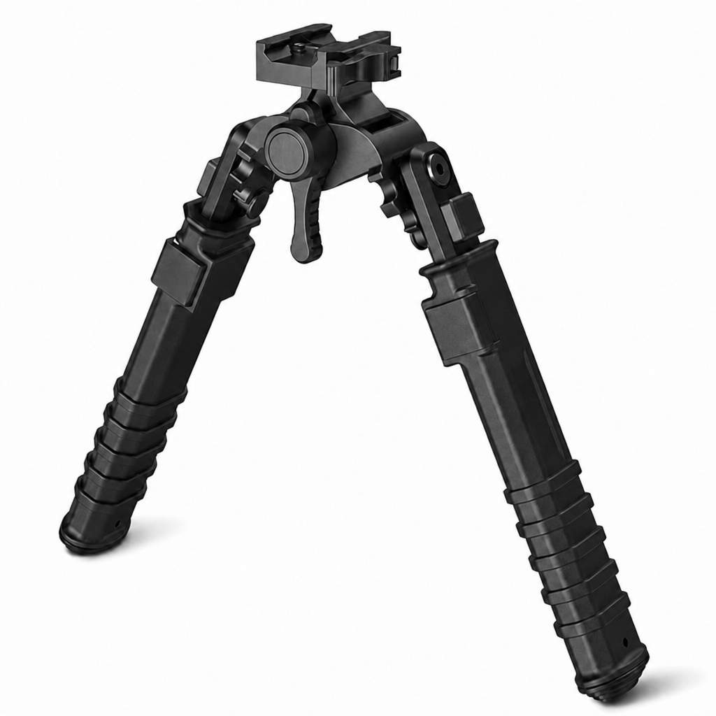 Rifle Bipod with Tiltable Head Bipods for Rifles | Quick Release Picatinny, S-Lock Tilt Head, 6 Height Settings