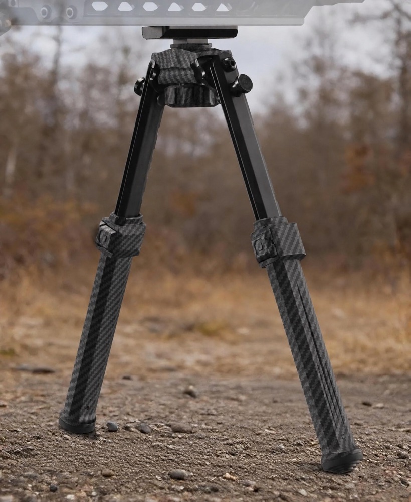 7.8-10.6 Inches 30% Carbon Fiber Bipod Compatible with M-Rail