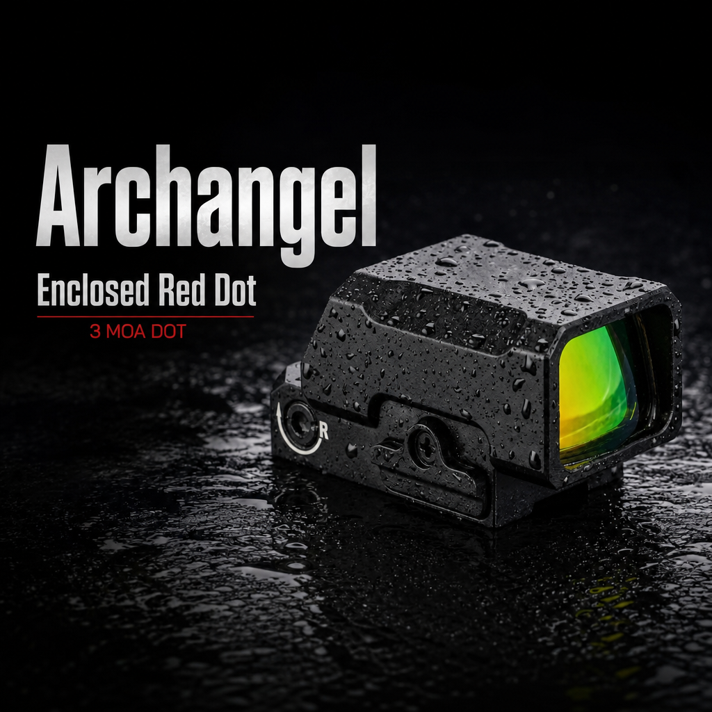 Archangel ERD | Enclosed Pistol Red Dot w/ 3 MOA Dot – RMSc Footprint