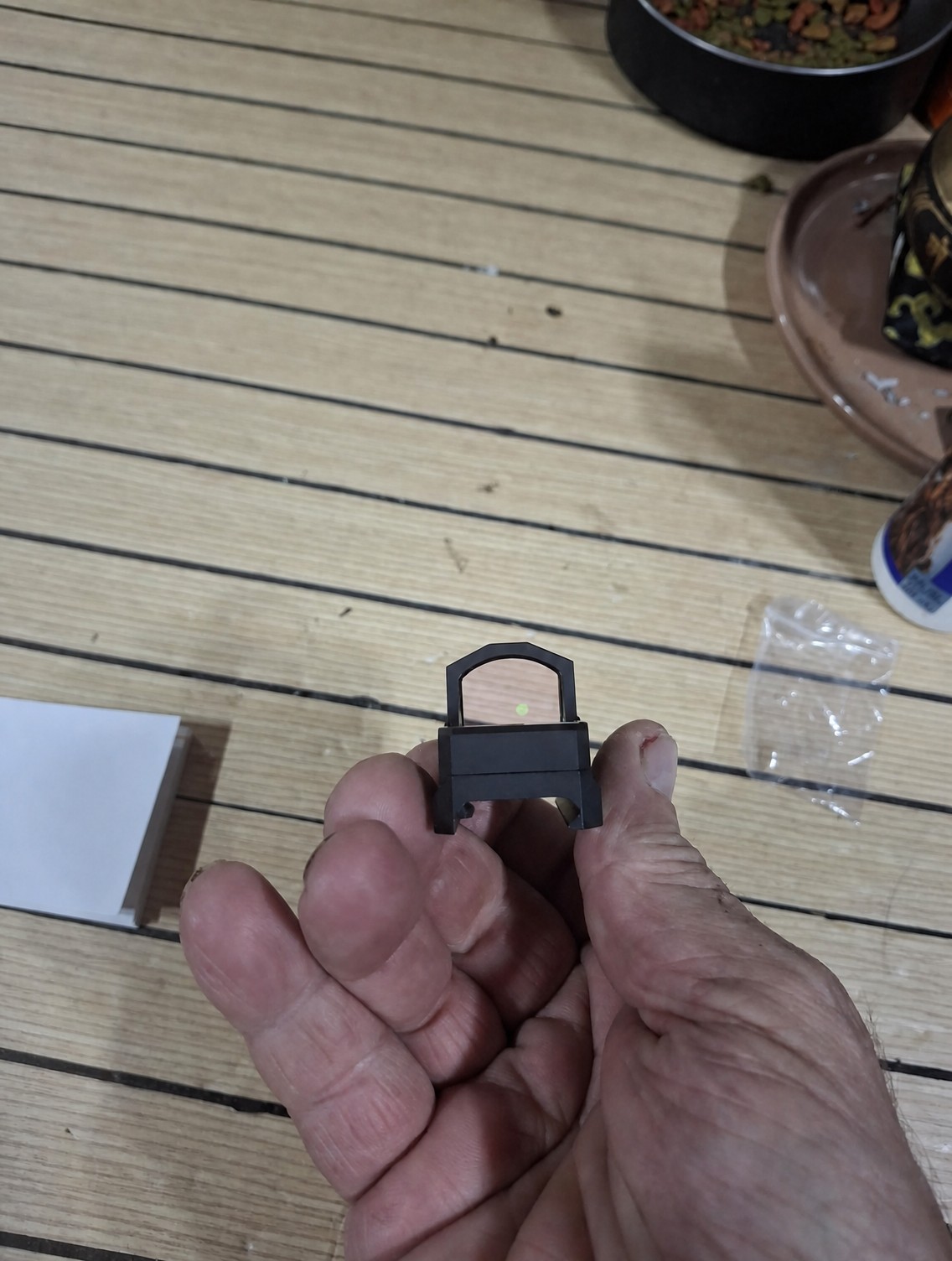 Motion Awake Green Dot Sight for RMR Footprint | 2 MOA | 1500G Shockproof | Low-Profile for Full-Sized Pistols