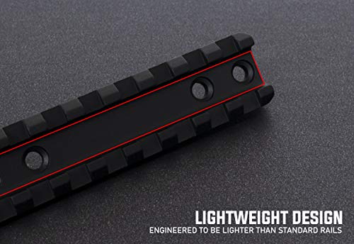 Low Profile Piggyback Red Dot Ring Mount for Rifle Scopes | 34 mm | RMR/SRO, 407C/507C, XR Footprint