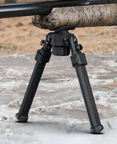 Picatinny Bipod for Rifle Sling Stud Bipod with Adapter Sturdy | Alloy Steel & Polymer, Multi-Compatible