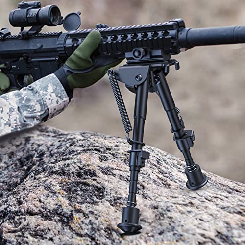 Rifle Bipod Carbon Fiber Tiltable for Hunting and Shooting | Quick-Release Picatinny, S-Lock Tilt, 8.3-11 Inch Height