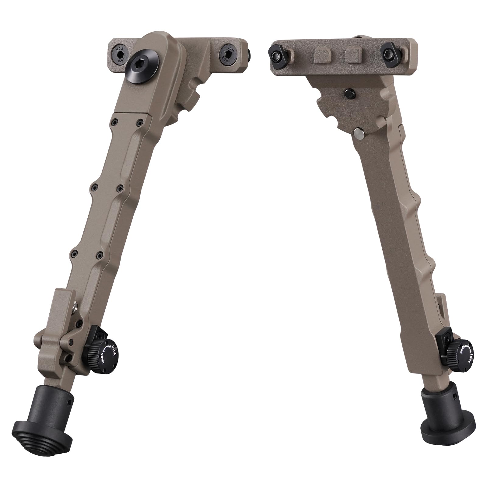 7.5-9 Inches Rifle Bipod for M-Rail Bipods for Rifles | Aluminum Sturdy Construction Portable and Foldable Bipod Leg Direction Adjustable for Hunting and Shooting