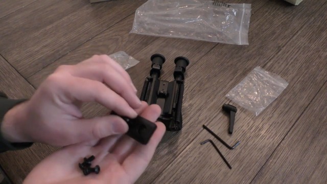 Rifle Bipod Carbon Fiber Tiltable for Hunting and Shooting | Quick-Release Picatinny, S-Lock Tilt, 8.3-11 Inch Height