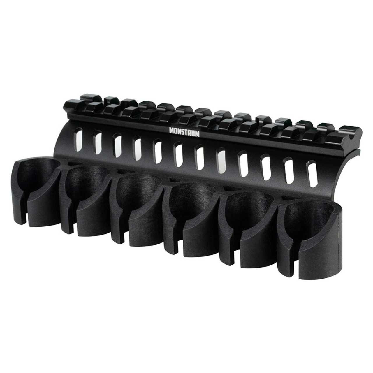 Mossberg 12-Gauge Shell Carrier with Picatinny Rail Mount – 500/590/Shockwave