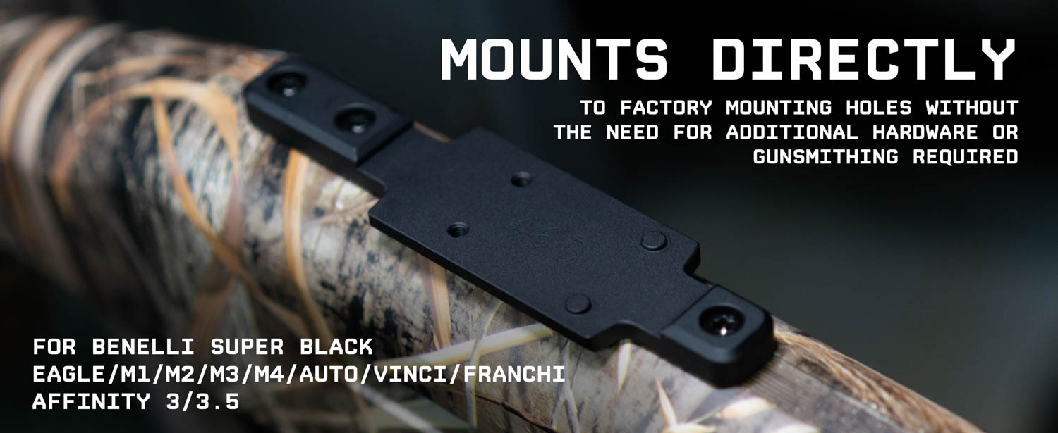Red Dot Mount Compatible with Benelli Super Black Eagle/M1/M2/M3/M4/Auto/Vinci/Franchi Affinity 3/3.5