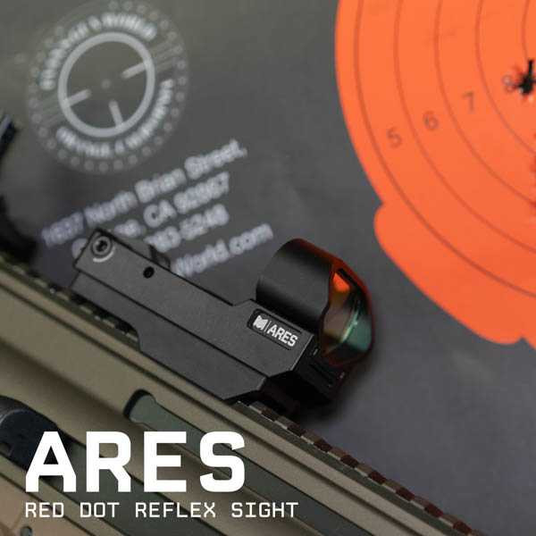 Ares Open Reflex Red Dot Sight with Shake Awake