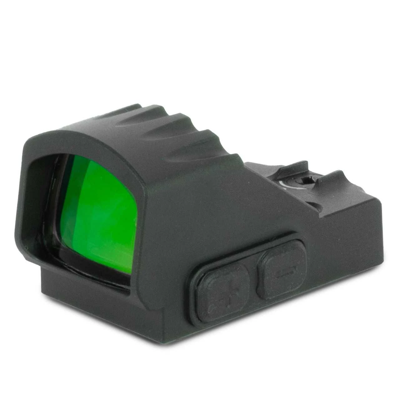 Nitro+ Pistol Red Dot w/ 3 MOA Dot | RMR with Rear Backup Sights – V3 Ridged Hood
