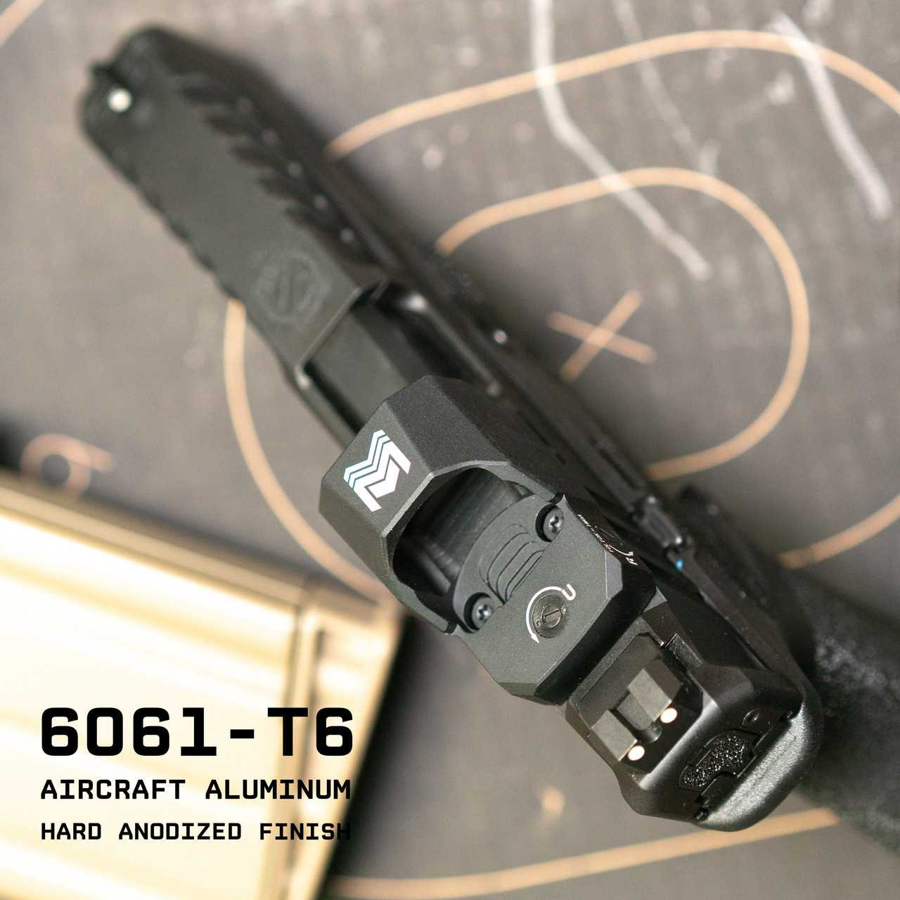 Nitro Pistol Red Dot w/ 3 MOA Dot | K-Series/RMSc – V2 Angled Hood