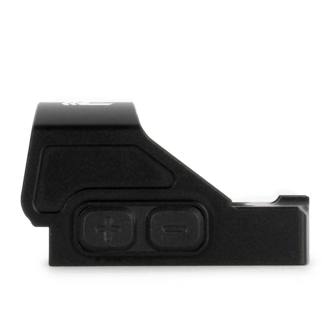 Nitro+ Pistol Red Dot w/ 3 MOA Dot | RMR with Rear Backup Sights – V1 Rounded Hood
