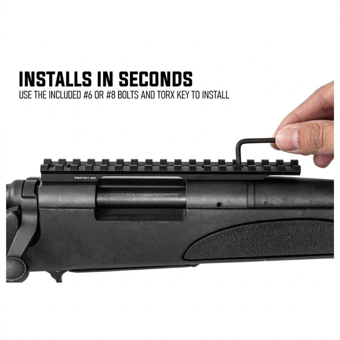 Remington 700 Long Action 17-Slot Picatinny Rail