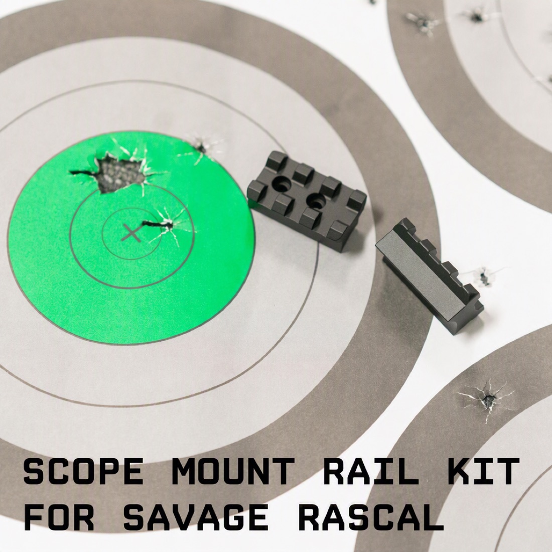 Two Piece Picatinny Rail for Savage Rascal Rifles
