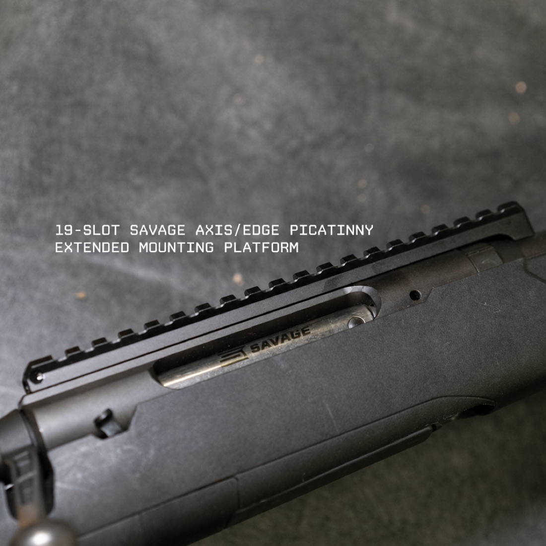 Extended Picatinny Rail Mount for Savage Arms Axis/Edge Rifles