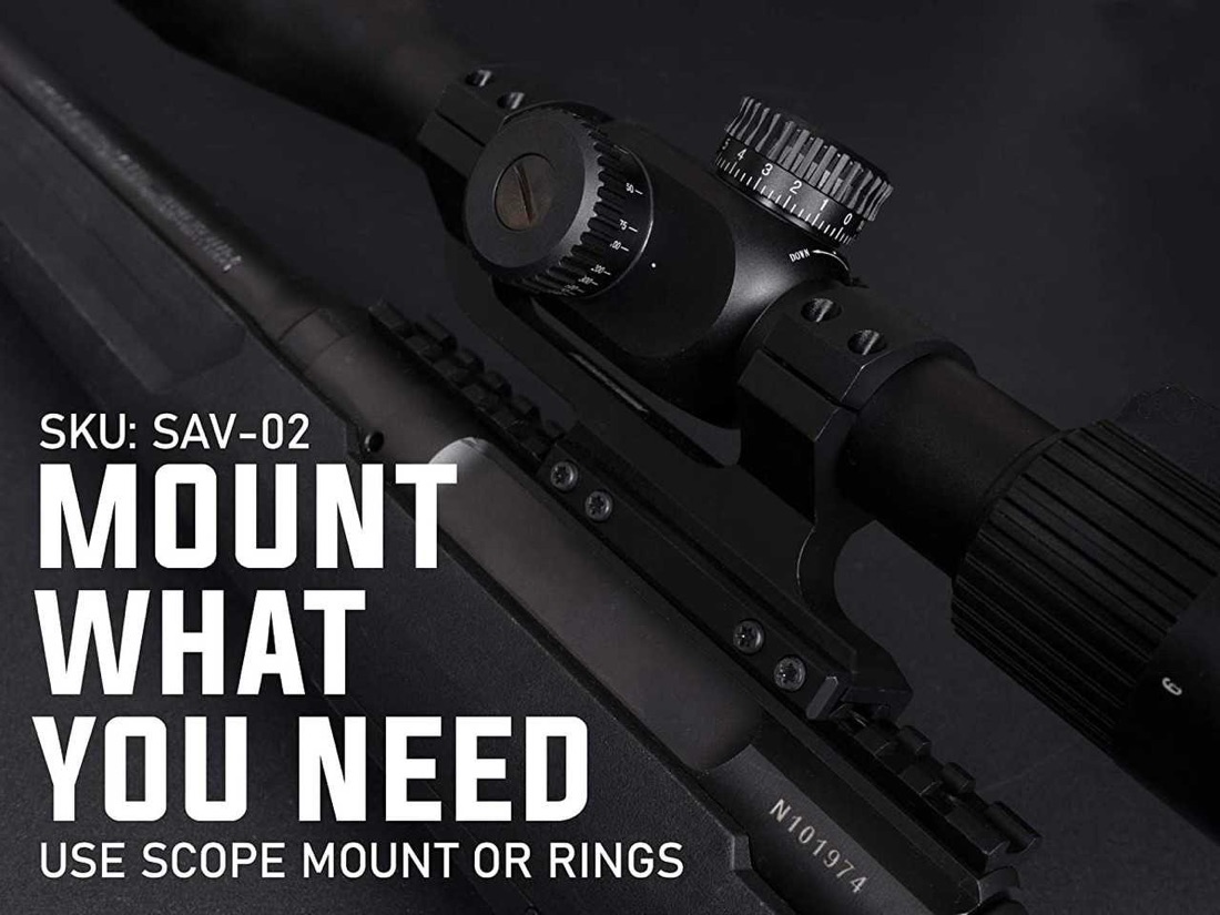 Picatinny Rail Mount with Level for Savage Arms Axis/Edge Rifles