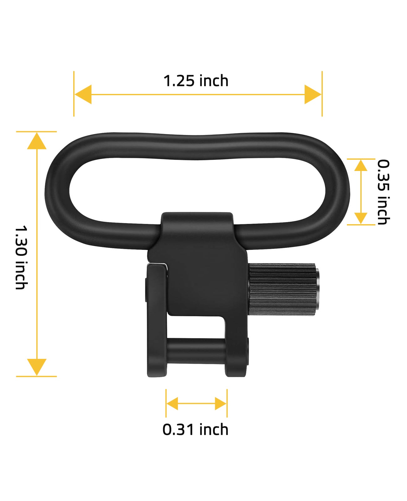 1.25 inches Sling Swivel Quick Attach/Release Sling Swivels