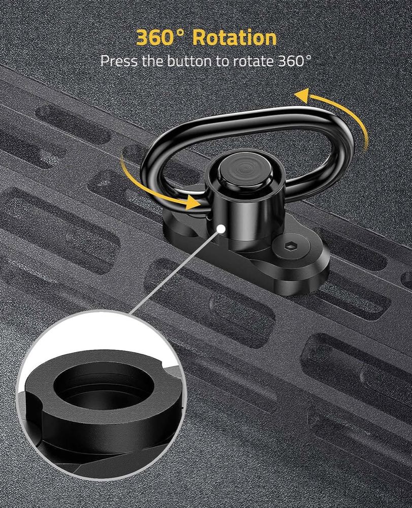 1.25″ Sling Swivel 2-Pack for Two Point Sling